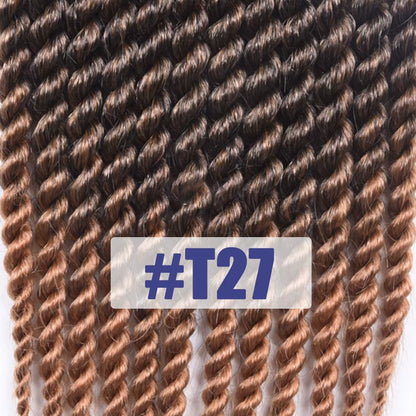 Havana Twist Crochet Hair 12Inch 18Inch 22Inch Synthetic Hair Extensions for Black Women Big Senegalese Twist Hair