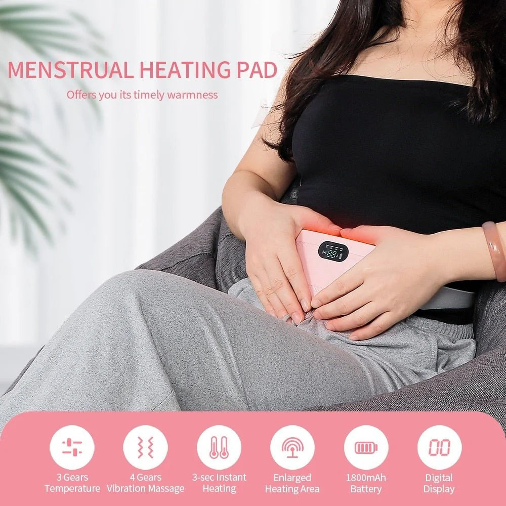 Ceinture Menstruelle Pour Femmes, Coussin Chauffant Menstruel Pour La Dysménorrhée Froide De L'Utérus