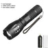 ZK30 Portable Powerful LED Lamp T6 Flashlight Linterna Torch Uses 18650 Chargeable Battery Outdoor Camping Tactics Flash Light