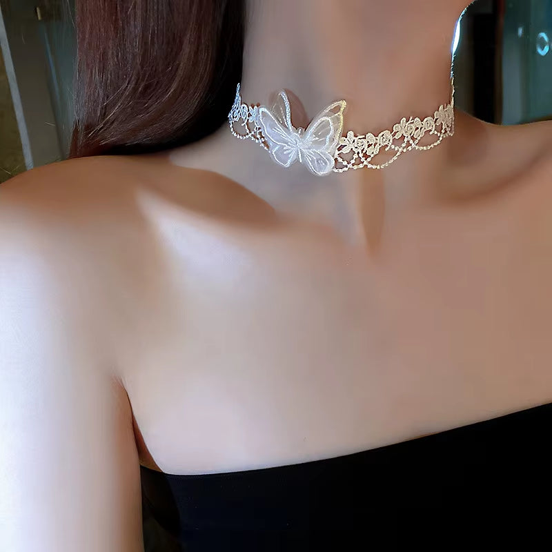 Wedding Lace Choker Necklaces Gland De Tatouage Choker Collier Noir Dentelle Choker Collier Vintage Femmes Bijoux De Mariage