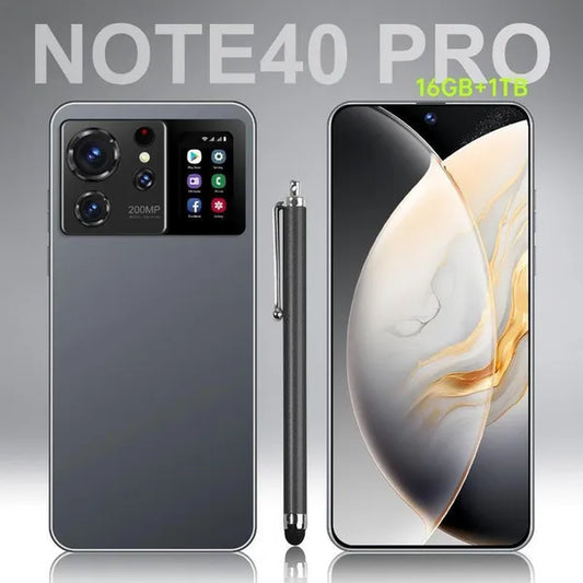 Note40 Pro Phone 16G+1TB Android New Smartphone