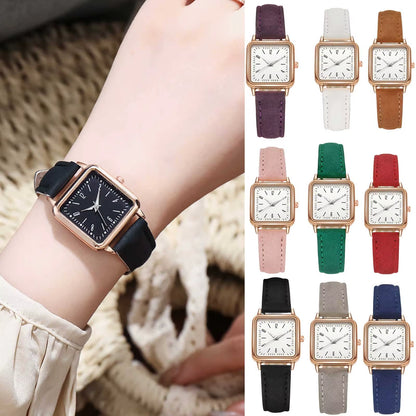 Montres Femmes Luxury Women Watches Luminous Leather Strap Digital Wristwatches Casual Business Wrist Clock Dress Reloj Mujer