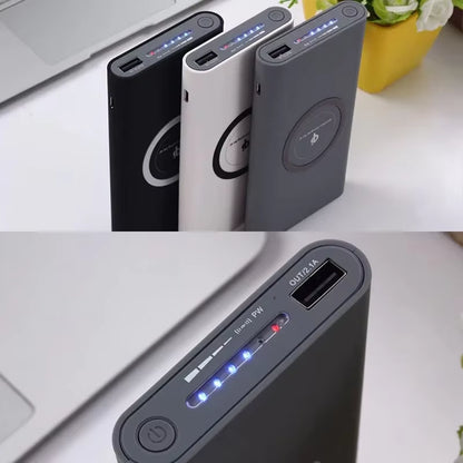 200000Mah Wireless Powerbank Portable Charger Twoway Wireless Fast Charging Powerbank Charger Type-C External Battery for Iphone