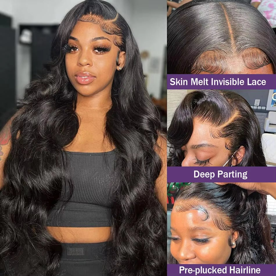 30 40 Inch Body Wave Human Hair Wigs 13X6 Hd Lace Frontal Wig 13X4 Lace Front Human Hair Wigs 5X5 Hd Lace Closure Wigs